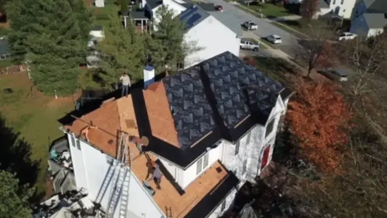 Residential Roof in Progress