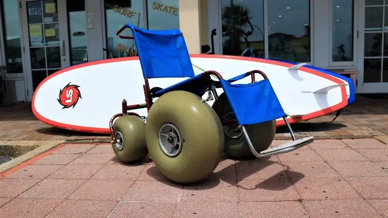 Beach Wheelchair and Paddleboards