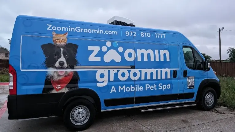 Upfitted wrapped van 