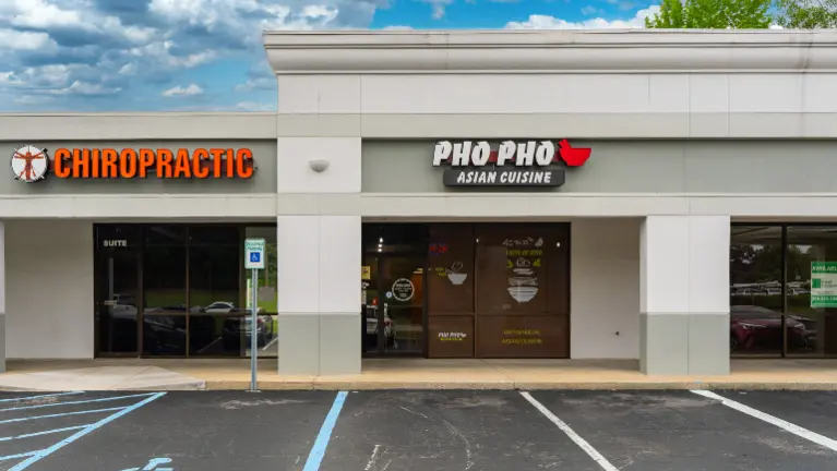 Exterior storefront in high-visibility Hoover retail center. Exterior storefront in high-visibility Hoover retail center.