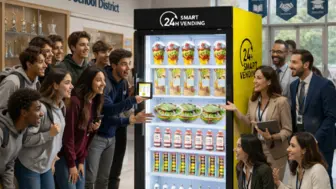 Awarded School District Smart Fridge Vending Route – Passive Income