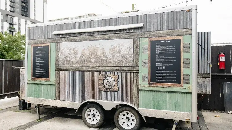 Food Truck on Patio Food Truck on Patio