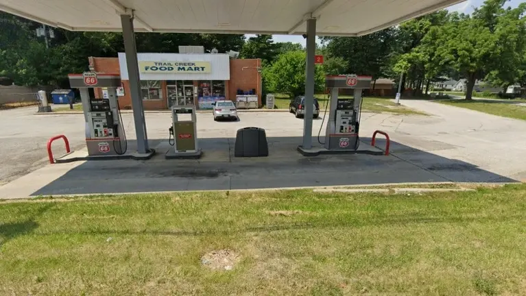 Corner gas station on sale Corner gas station on sale