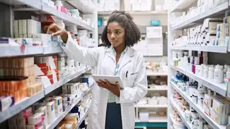 Retail Pharmacy in Downtown Los Angeles near large Hospital.