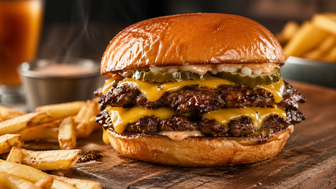 Houston Burger restaurant for sale with Hood and Lease