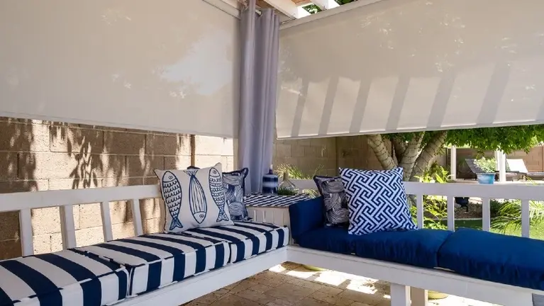 Exterior Motorized Shades