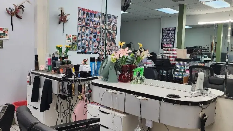 One of the hair station