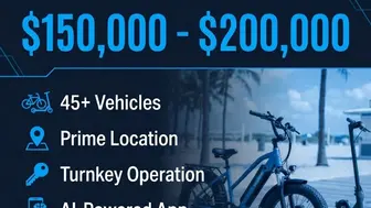 Profitable E-Bike Rental & Repair Business - Miami Beach - License Opp