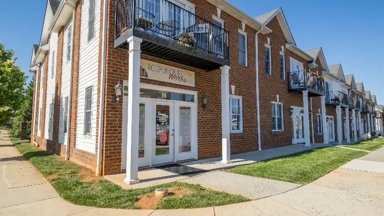 Located in a beautiful brick building in a historic downtown.