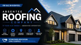 17-Year Roofing Company with Retained GM, Sales & 143 Google Reviews