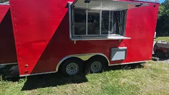 Food Trailer with equipment and generator for sale!