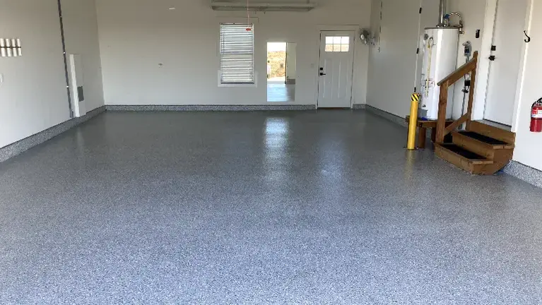Example of installed product in a garage. Example of installed product in a garage.