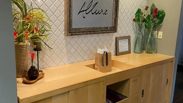 FRONT DESK GIFT WRAPPING STATION