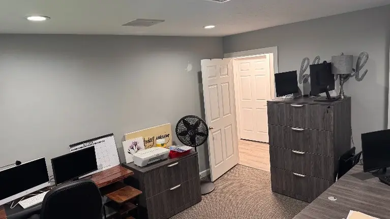 View 2 of Trainer office. View 2 of Trainer office.