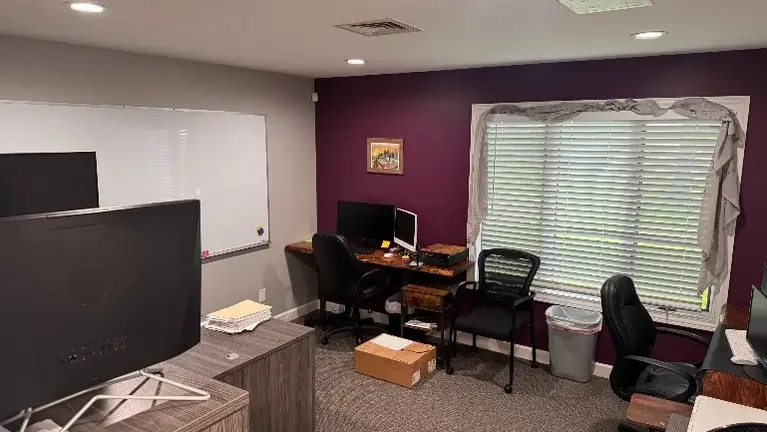 Trainer office with workstations Trainer office with workstations