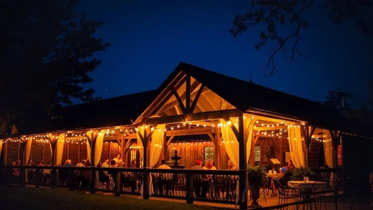 Tasting Room Patio at Night Tasting Room Patio at Night