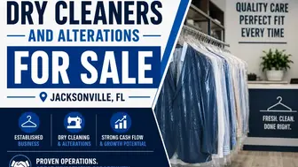 Profitable Dry Cleaning Drop Station: $200K Net, $1,200/Mo Rent
