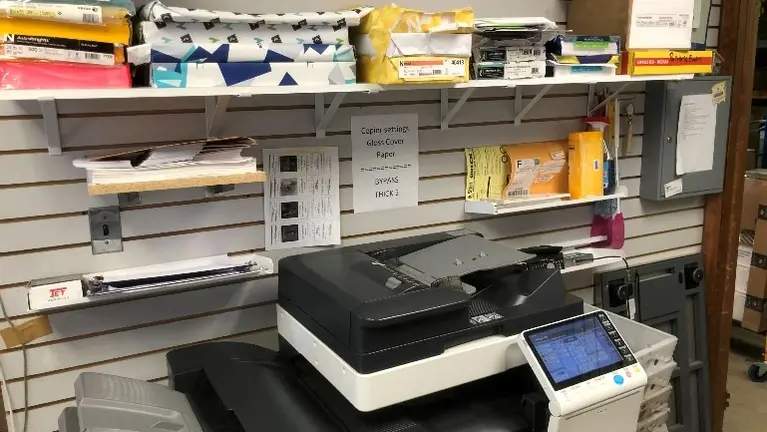 Copier area