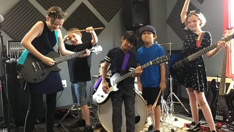 Rehearsal Room w/ Camp Kids