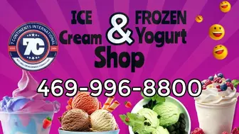 ICE Cream, FROZEN Yogurt, and Dessert Shop