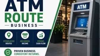 ATM Route - 10 Machines: Priced to Sell