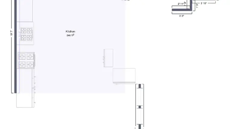 Kitchen Floor Plan