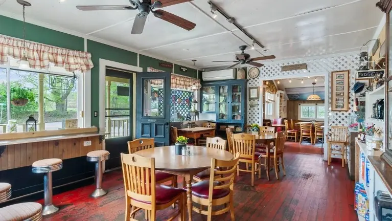 Part of the dining area