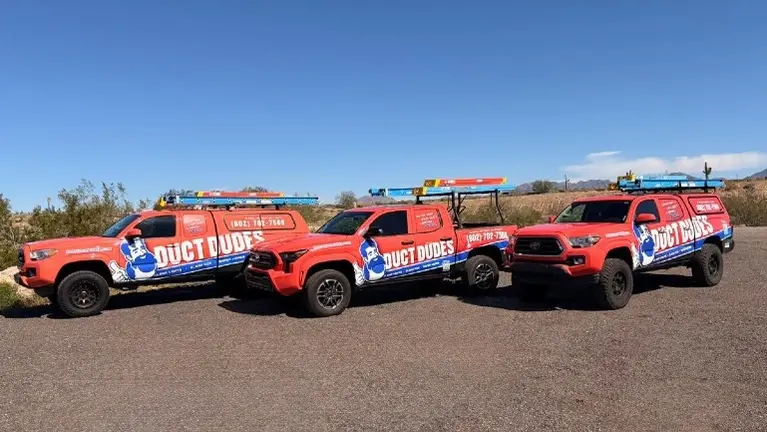 Three branded Duct Dudes service vehicles included in the sale. Fully equipped fleet serving Scottsdale, Phoenix, Cave Creek, Carefree, Fountain Hills and sur Three branded Duct Dudes service vehicles included in the sale. Fully equipped fleet serving Scottsdale, Phoenix, Cave Creek, Carefree, Fountain Hills and sur