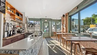 Sun Drenched Corner Bar & Café with Outdoor Seating