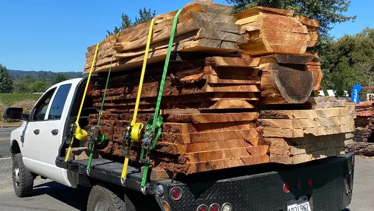 Truckload of slabs