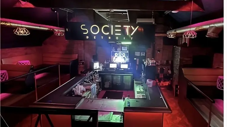 Main bar and lounge area featuring established branding, premium seating, and an inviting entertainment atmosphere. Main bar and lounge area featuring established branding, premium seating, and an inviting entertainment atmosphere.