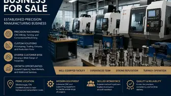 Long-Established Precision Machining & Turnkey Tooling Operation