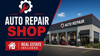 Own the Building: Auto Repair Shop on 1.15 Acres in Wylie