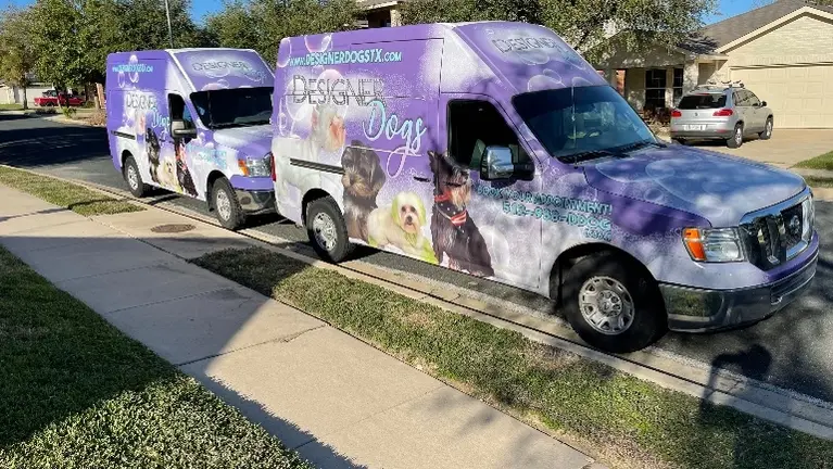 2 Mobile Grooming Vans 2 Mobile Grooming Vans