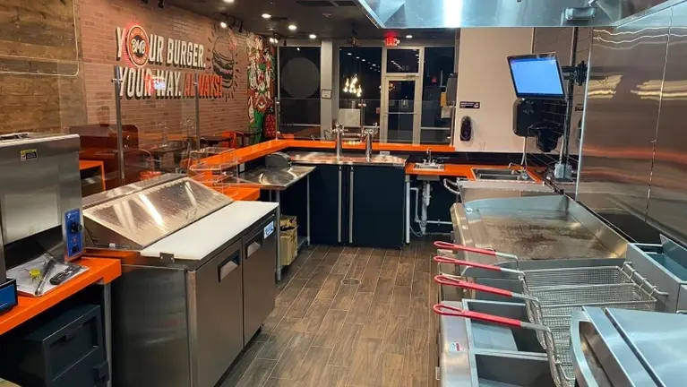 It’s open kitchen concept! It’s open kitchen concept!