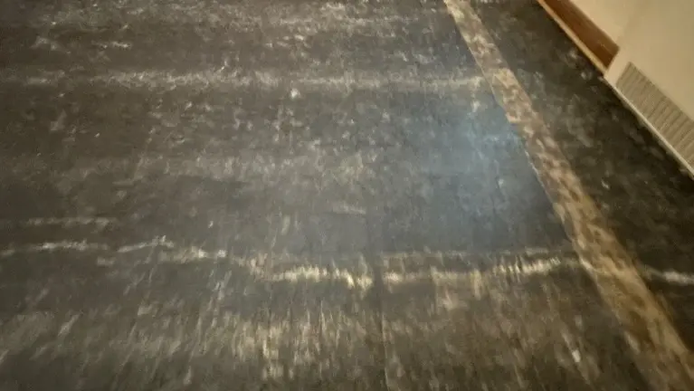 After (Asbestos Tiles under Carpet)