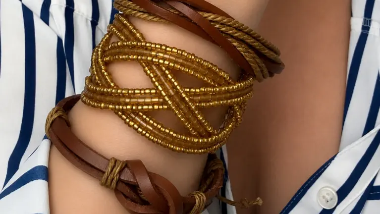 Beautiful leather and cuff bracelets. Compare online at $10+