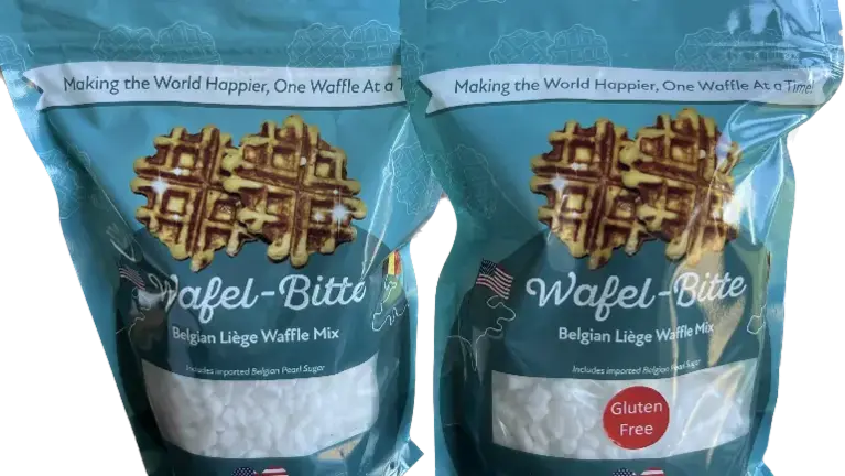 Award winning Belgian Liege Waffle Mix with a Gluten-Free Option