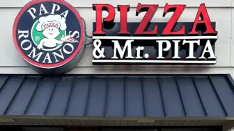 Turn key Papa Romanos pizza business in a highly desired location.