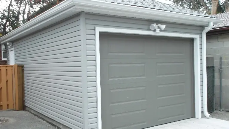 single car laneway garage