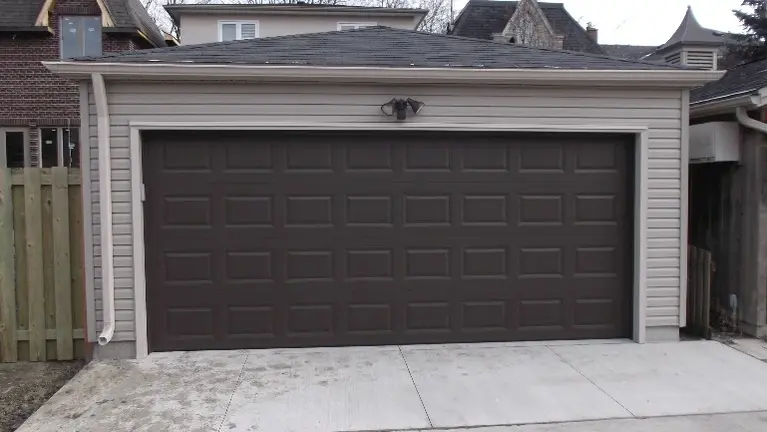 double door garage