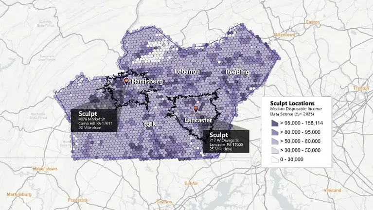 Comparison Map