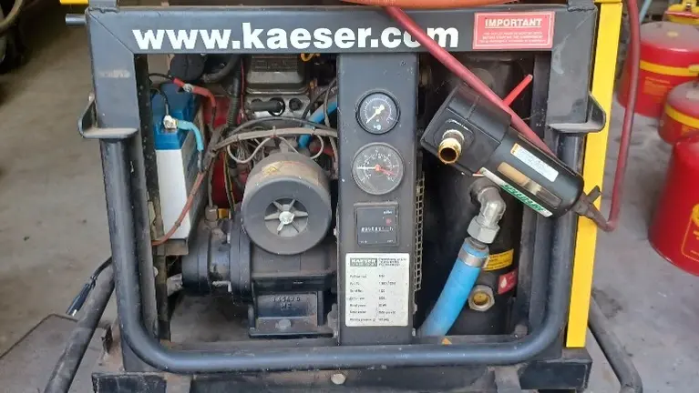 Kaeser 50CFM Compr, 86 hrs Kaeser 50CFM Compr, 86 hrs