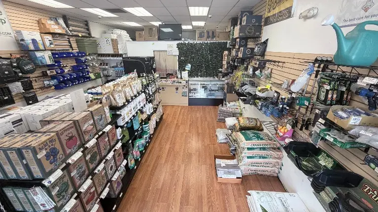 Spacious Showroom with Premium Hydroponic Products