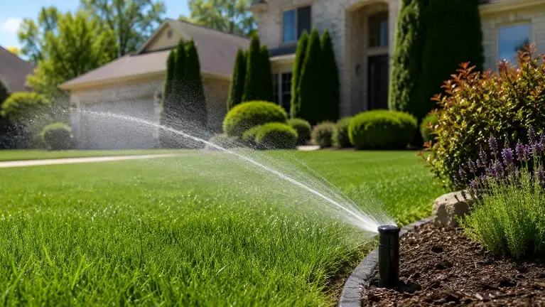 Representative residential irrigation system illustrating the recurring seasonal services and ongoing maintenance opportunities associated with the customer po Representative residential irrigation system illustrating the recurring seasonal services and ongoing maintenance opportunities associated with the customer po