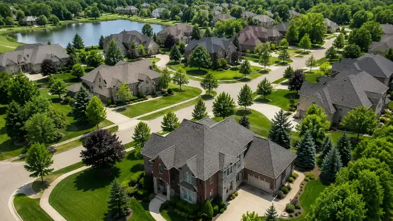 Representative view of the established residential neighborhoods served throughout Southeast Michigan. Representative view of the established residential neighborhoods served throughout Southeast Michigan.