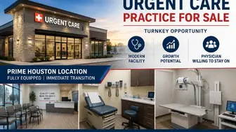 Turnkey Urgent Care in Prime West Houston – Modern, Fully Equipped
