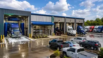 Truck Wash and Repair Station with Parts Store. Plus Distribution.