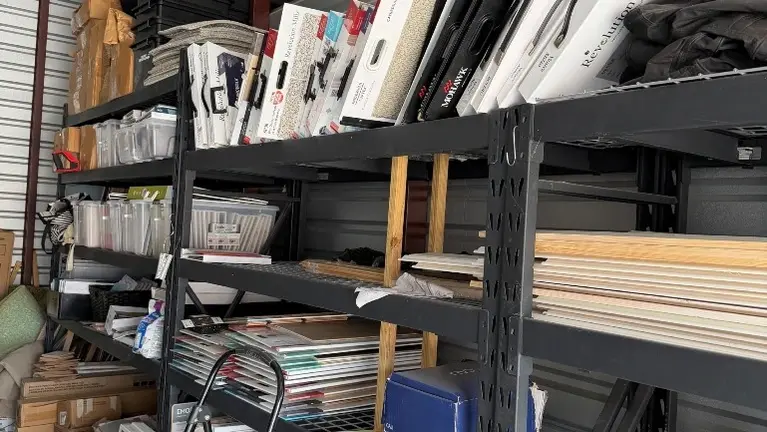 Storage with Samples and Racks Storage with Samples and Racks