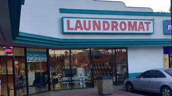 Busy Coin Laundry in busy Echo Park, Silverlake Area